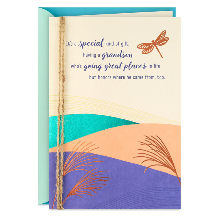 Going Great Places Birthday Card for Grandson