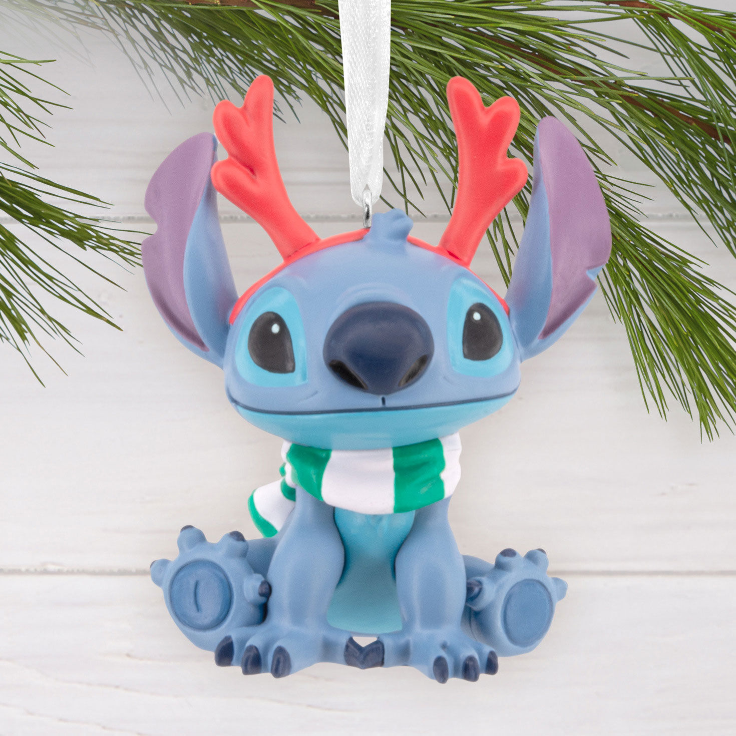 Reindeer Stitch Christmas Ornament hanging on tree image number 2