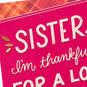 So Thankful for You Thanksgiving Card for Sister, , large image number 4