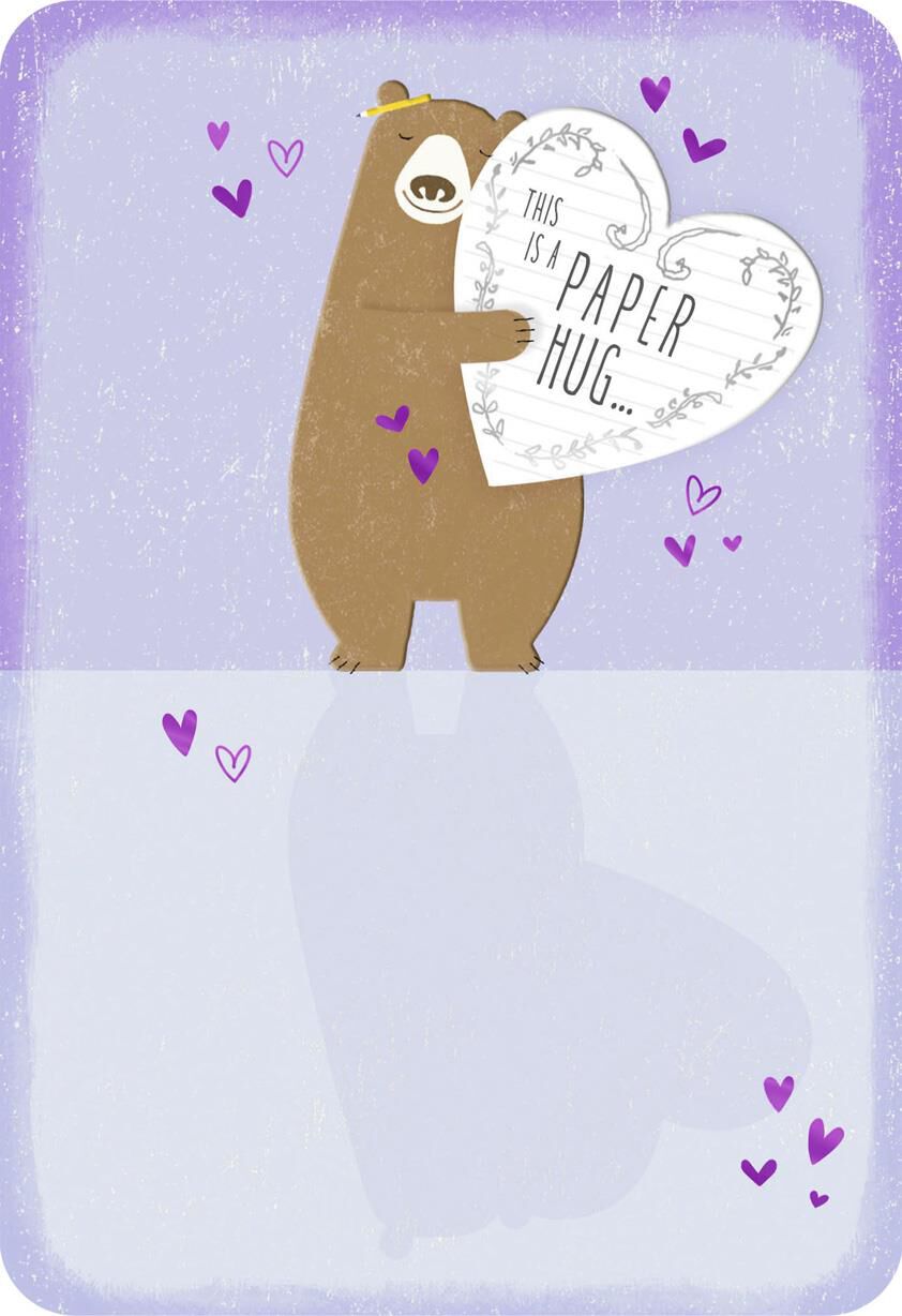 Bear Hug Thinking of You Card