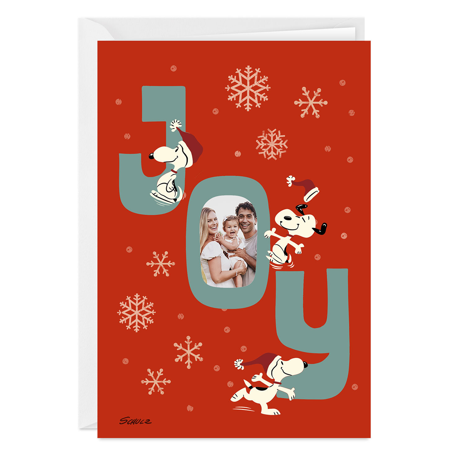 Peanuts® Snoopy Joy Custom Christmas Card