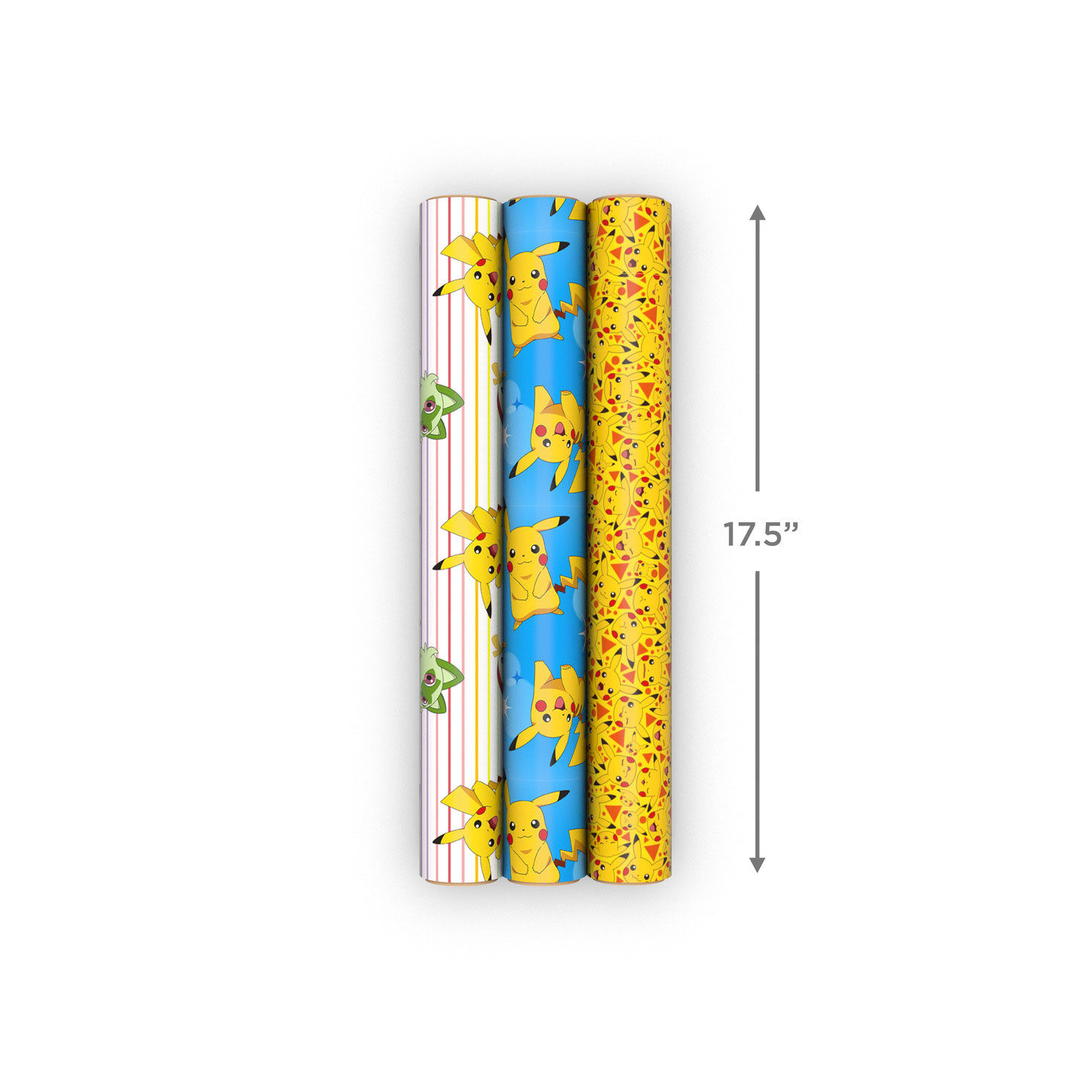 Pok&eacute;mon Pikachu Mini Gift Wrap Roll Assortment measurement image number 8