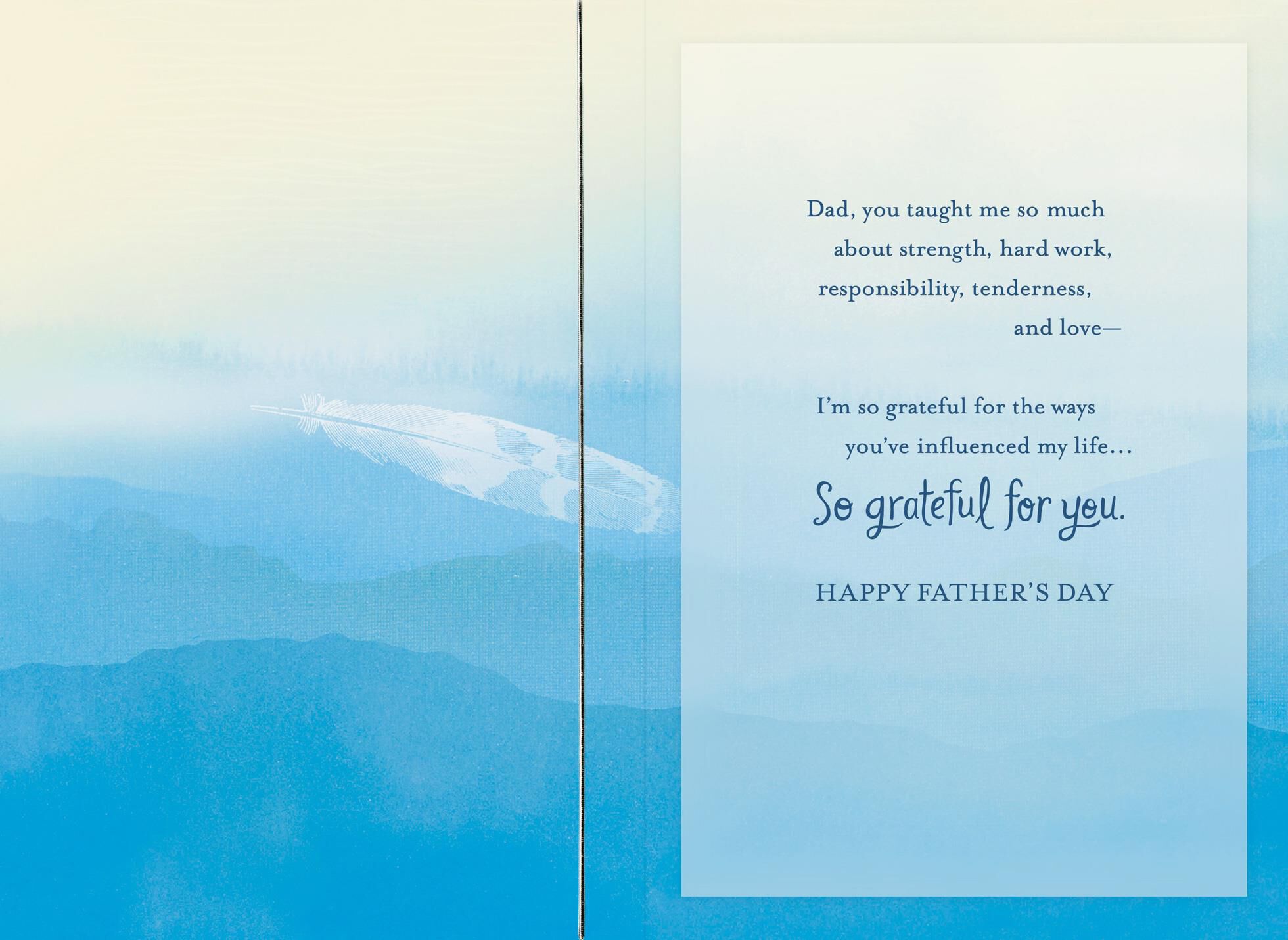 You've Taught Me So Much Father's Day Card for Dad
