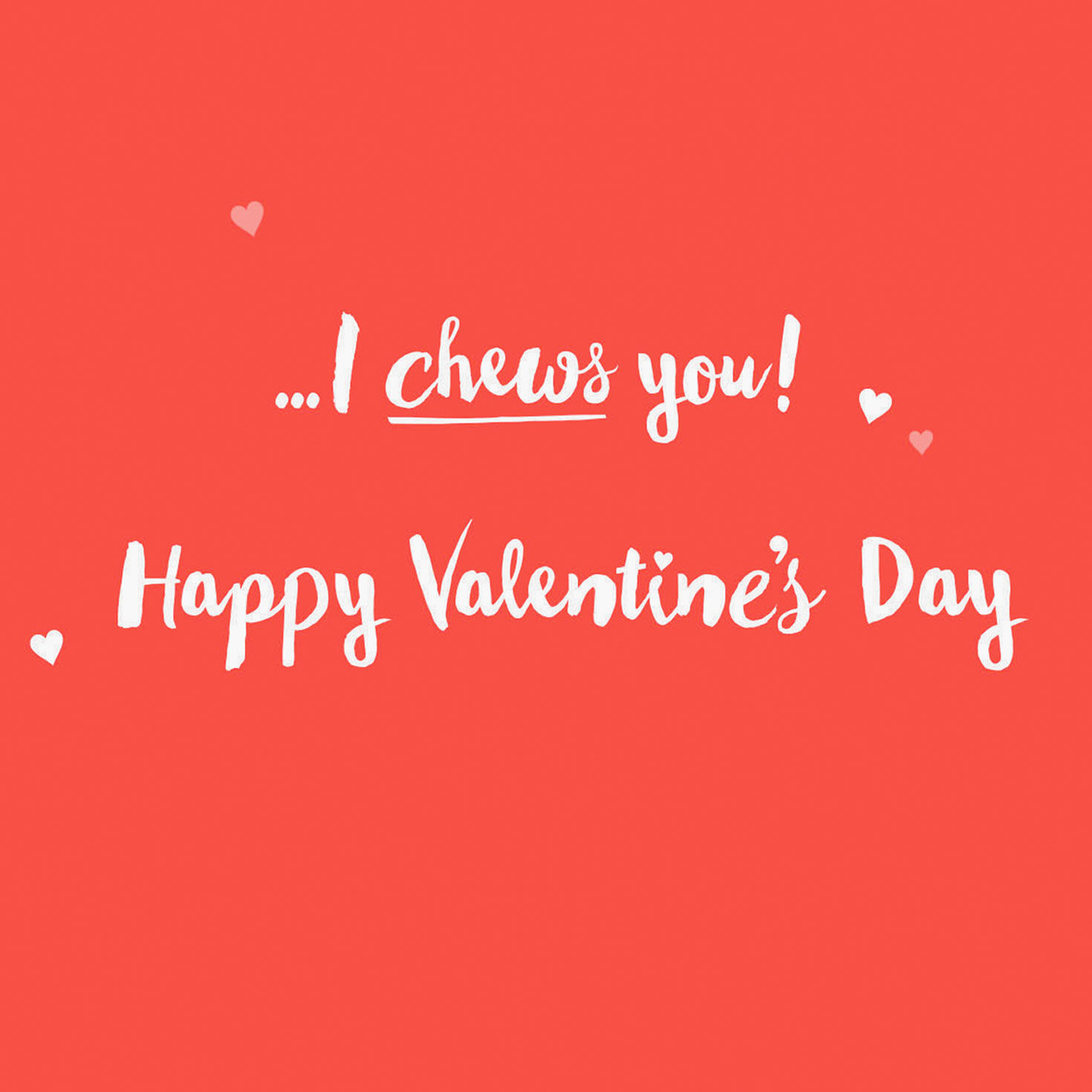 Brown Puppy Dog with Flower Valentine's Day Card Sentiment image number 2