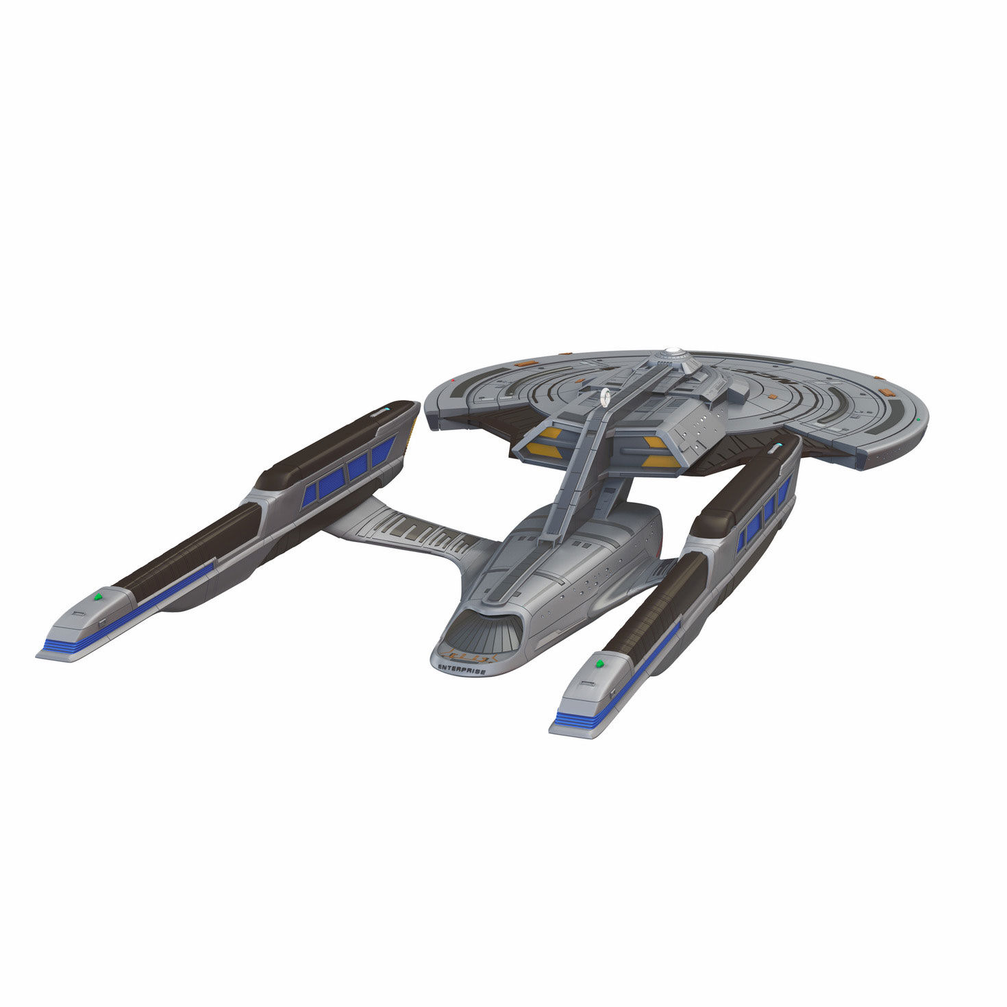 Star Trek Spaceship Keepsake Ornament back image number 6
