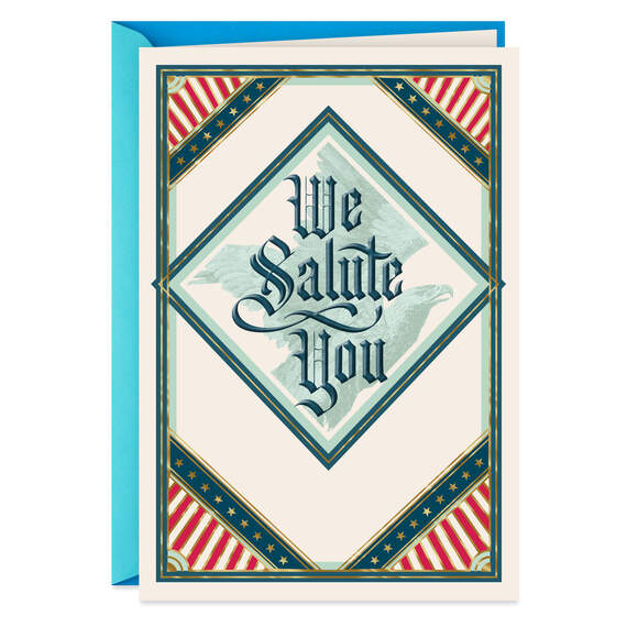 We Salute You Veterans Day Card, , large image number 1