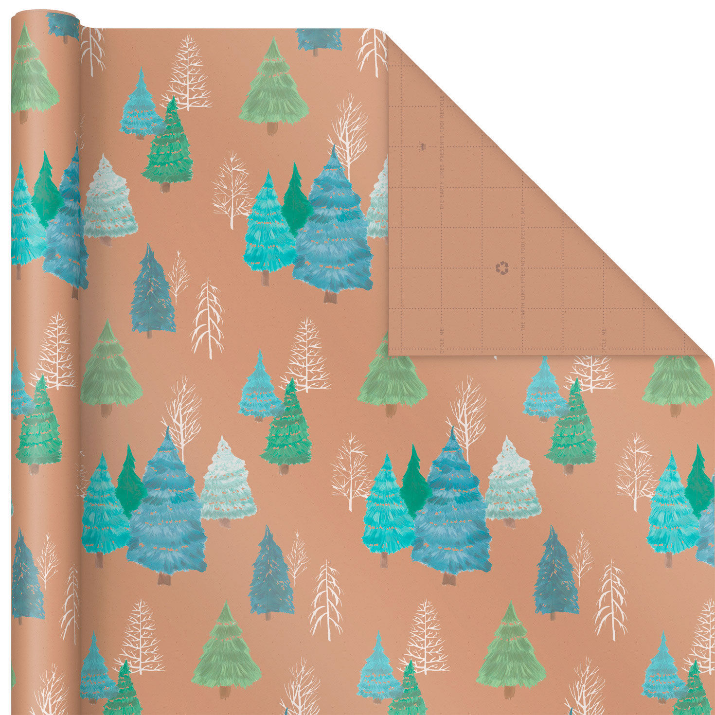 Winter Nature Kraft Prints 3-Pack Christmas Wrapping Paper, 90 sq. ft. for only USD 16.99 | Hallmark