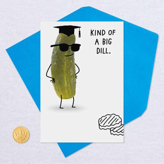 A Big Dill Pickle Funny Graduation Card, , large image number 5