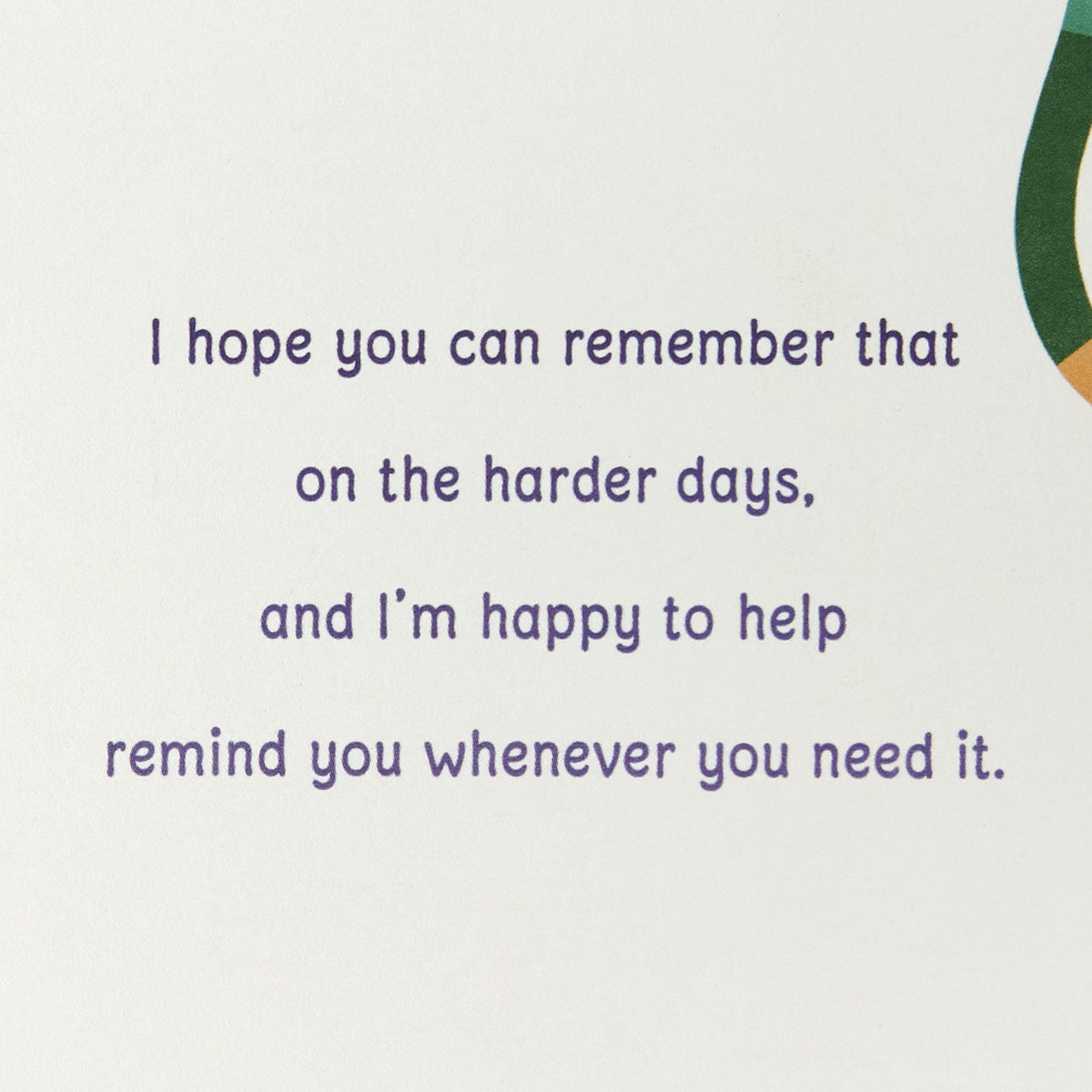 Colorful Lines Get Well Card Open card with envelope image number 3