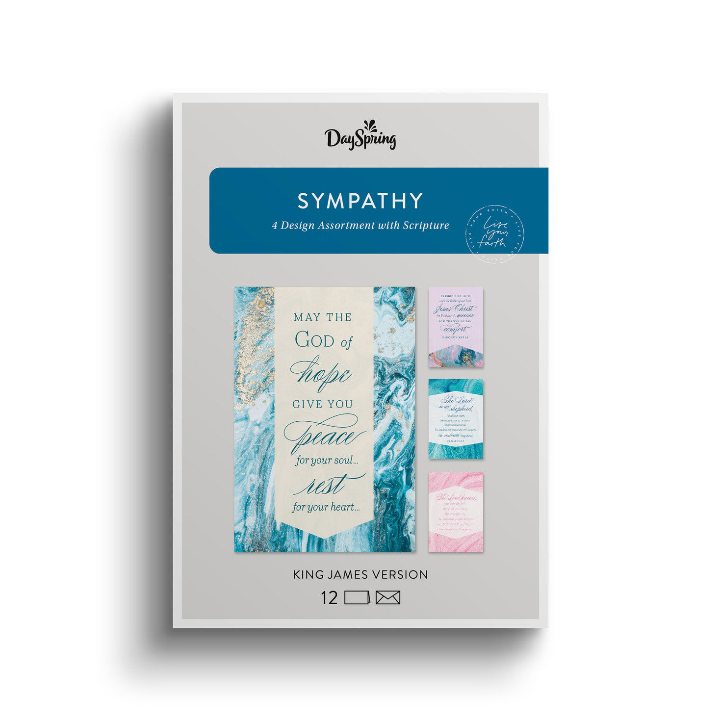 Marble DaySpring Sympathy Cards Assortment package front image number 2