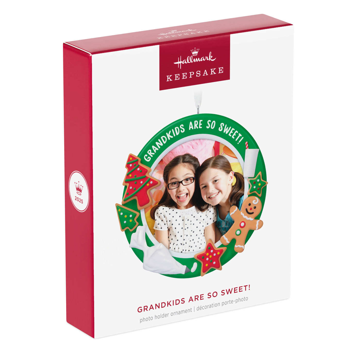 Christmas Cookies Round Frame Keepsake Ornament Packaging Front image number 7