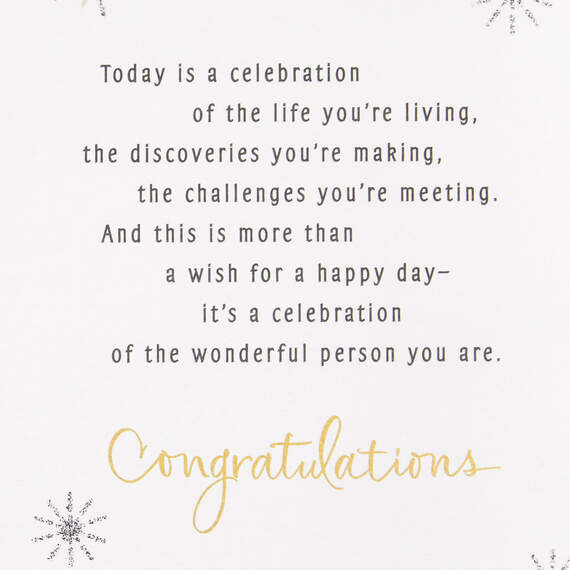 A Wish for a Happy Day Graduation Card, , large image number 2