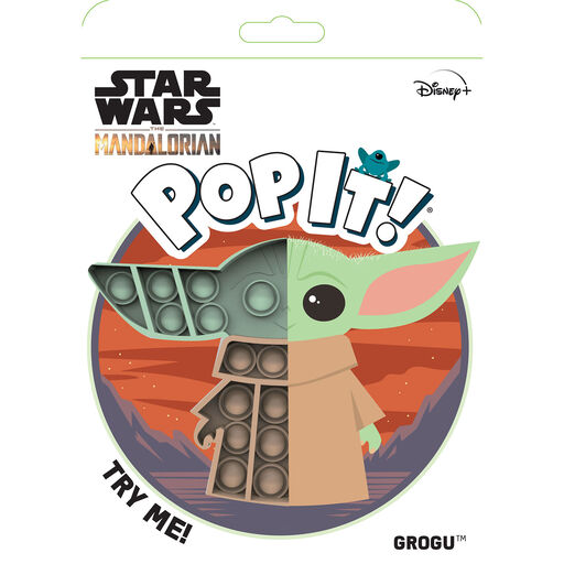 Ceaco Star Wars: The Mandalorian The Child Grogu Pop It! Bubble Snap Fidget Toy, 