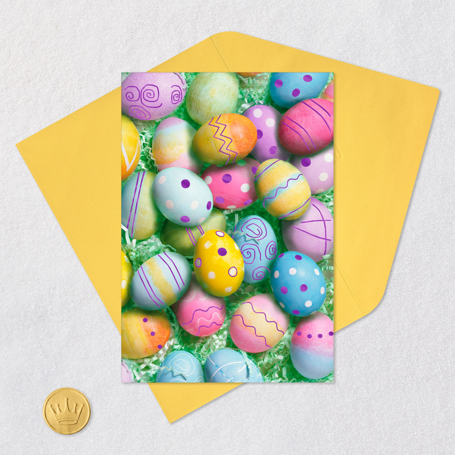 Decorated Easter Eggs Easter Card, , large image number 5