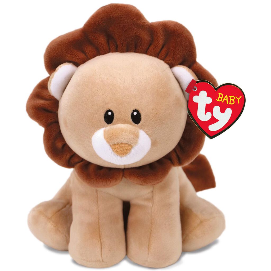 Ty® Baby Ty Small Bouncer Lion Stuffed Animal, 6" Classic Stuffed