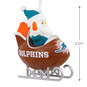 NFL Miami Dolphins Santa Football Sled Hallmark Ornament, , large image number 3