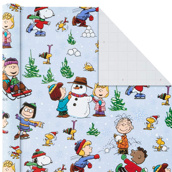 Peanuts® 3-Pack Christmas Wrapping Paper Assortment, 105 sq. ft., , large image number 6