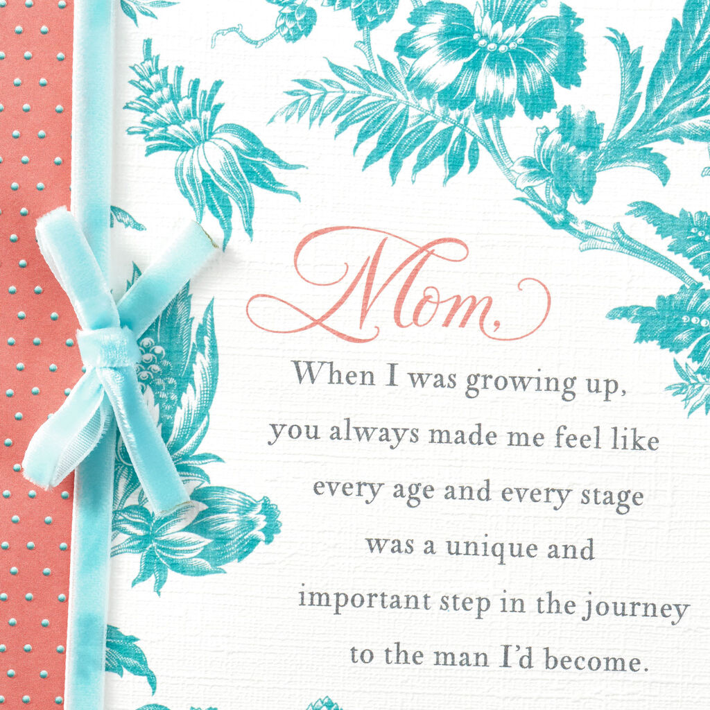 Toile Print Birthday Card For Mom From Son Greeting Cards Hallmark