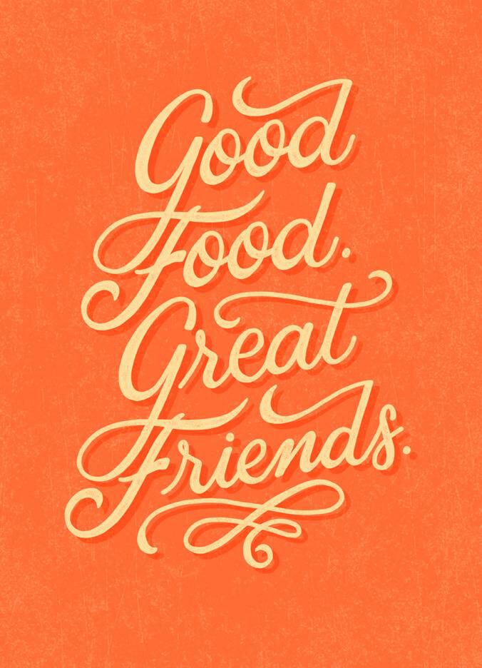 Good Food, Great Friends Thanksgiving Card