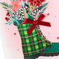 Plaid Boot Christmas Card for Granddaughter Card Front Detail image number 5
