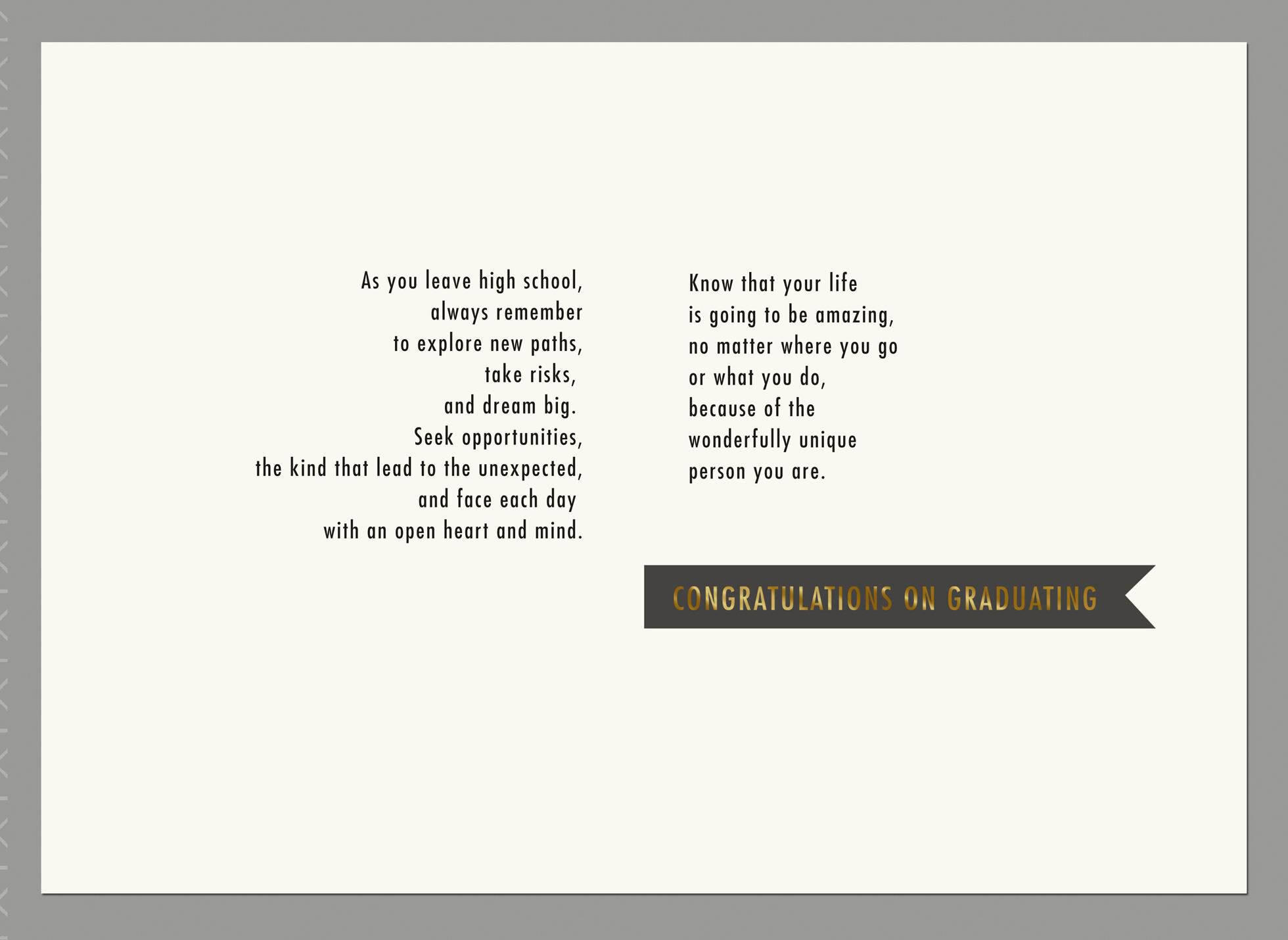 Be Brilliant Graduation Card