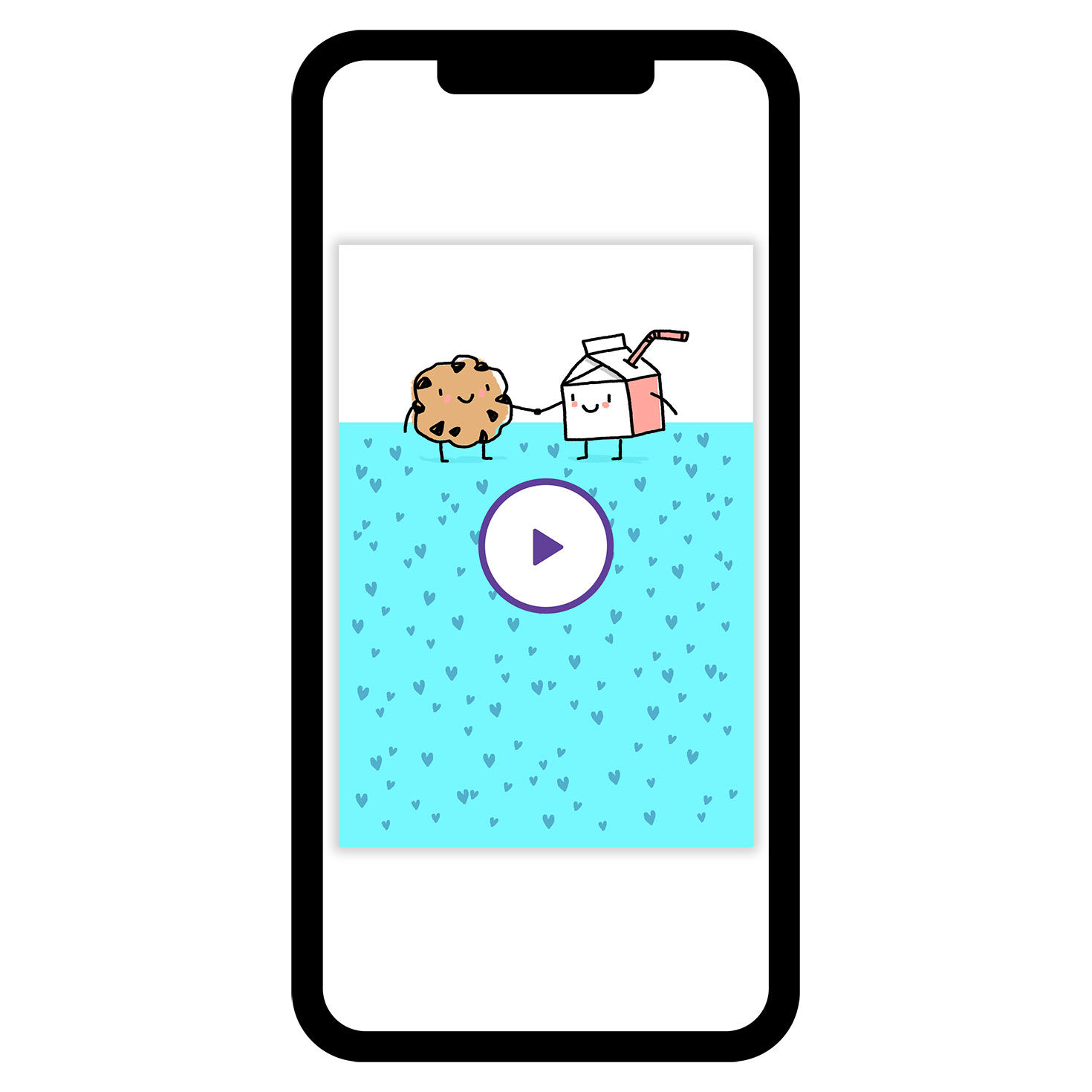 Milk & Cookie Love eCard