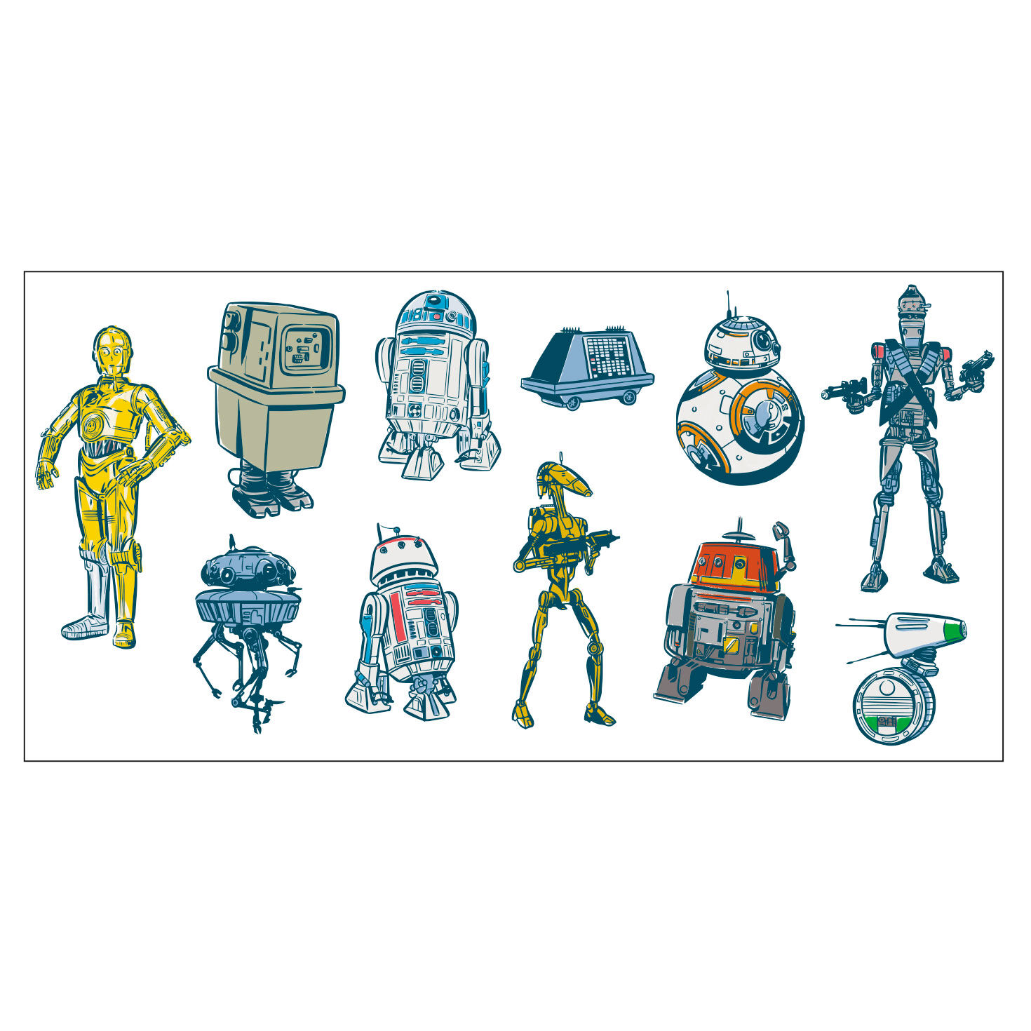 Star Wars Favorite Droids Collector Glass Full glass design  image number 2