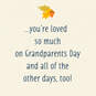 You're Loved So Much Grandparents Day Card, , large image number 2