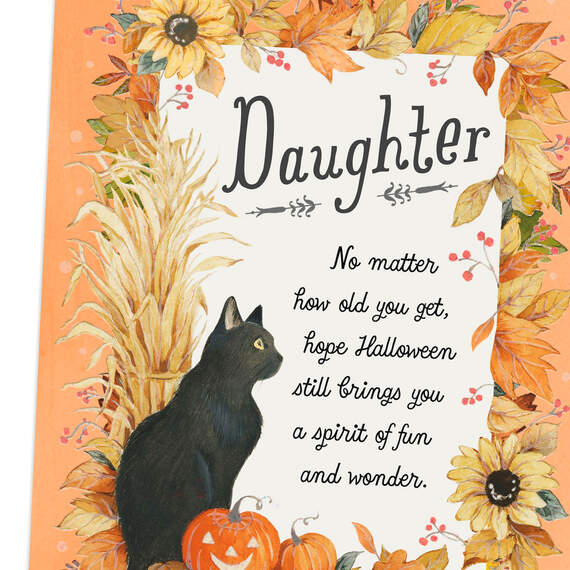 A Spirit of Fun and Wonder Halloween Card for Daughter, , large image number 4