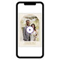 Personalized Elegant Wedding Anniversary Photo Card  image number 1
