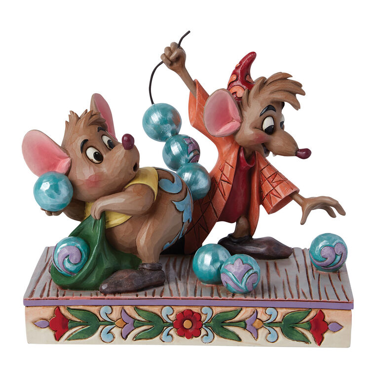 Jim Shore Disney Traditions Jaq and Gus Figurine, 5.5"
