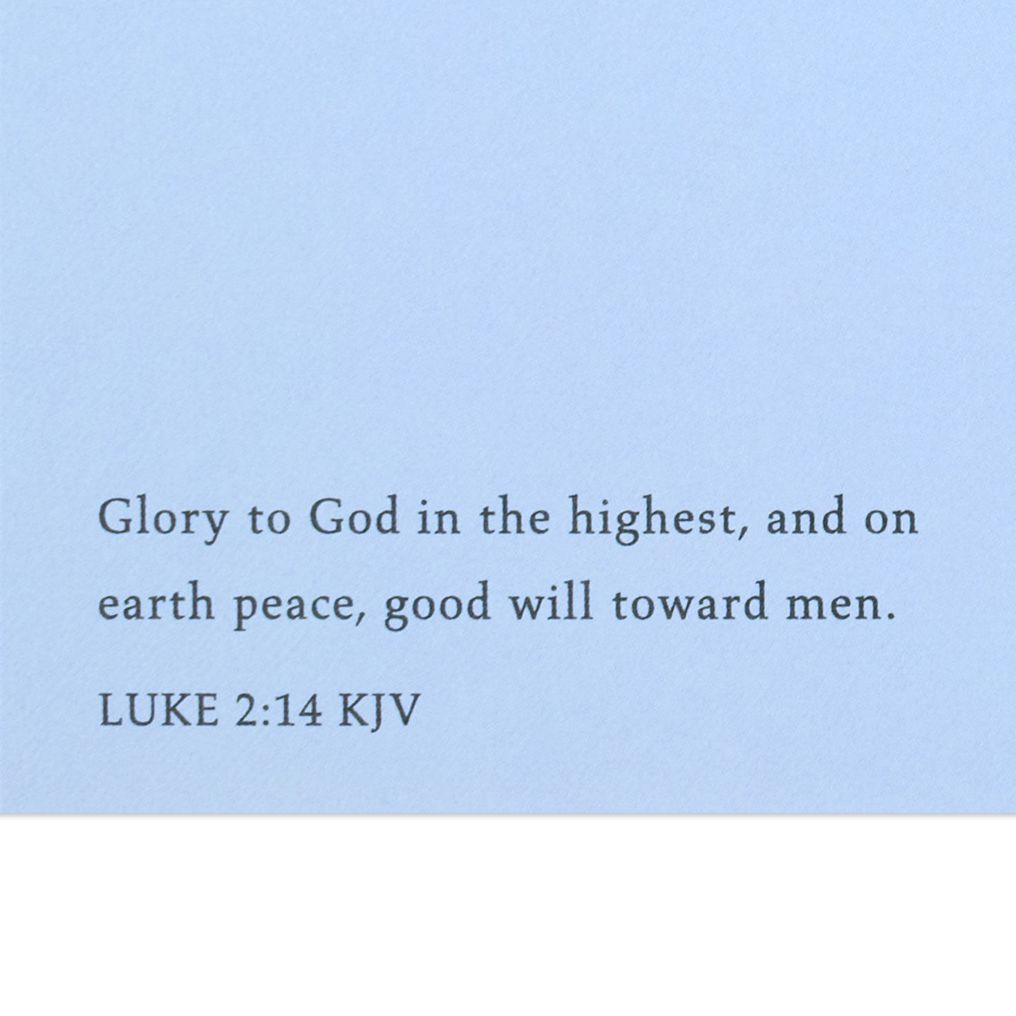 Thomas Kinkade Religious Christmas Card scripture image number 3