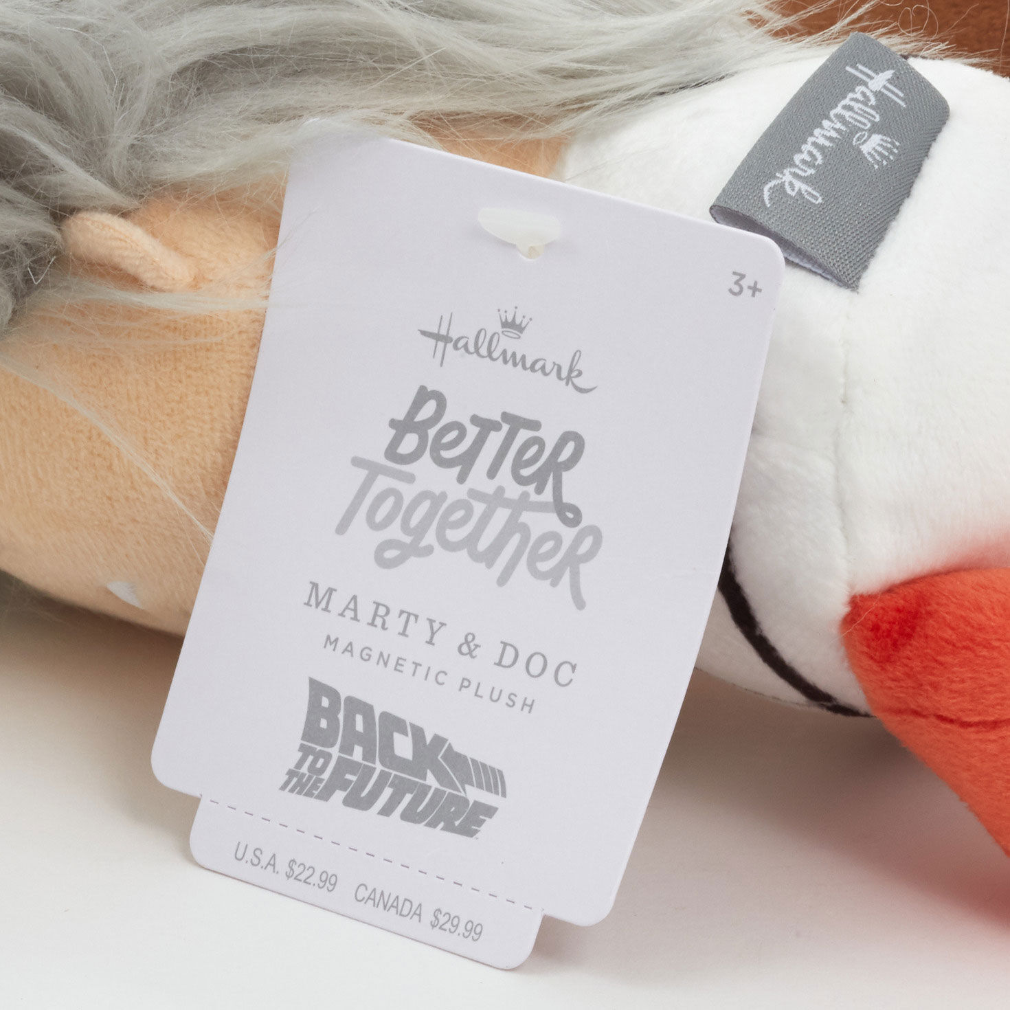 Better Together Back to the Future Doc and Marty McFly Magnetic Plush Pair, 5.5" H, , large image number 7