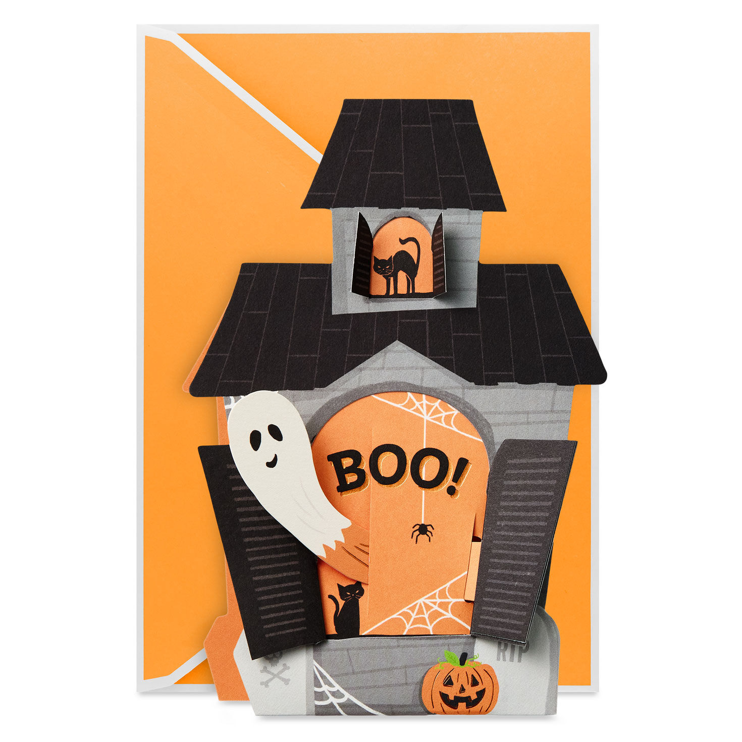Haunted House Pop-Up Paper Craft Halloween Card