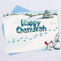Snow Angels and Menorah Funny Hanukkah Card, , large image number 3