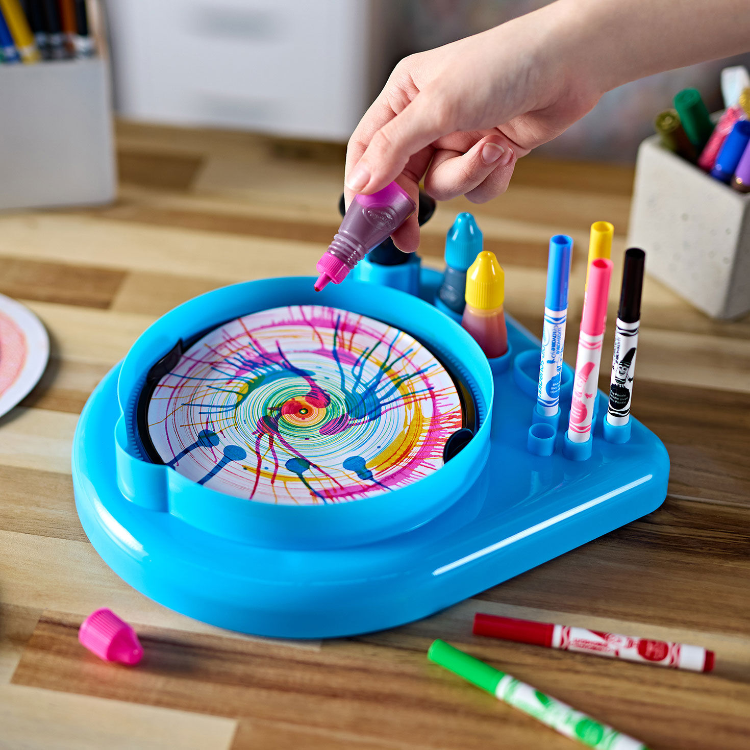 Crayola Spin and Spiral Art Station, , large image number 4