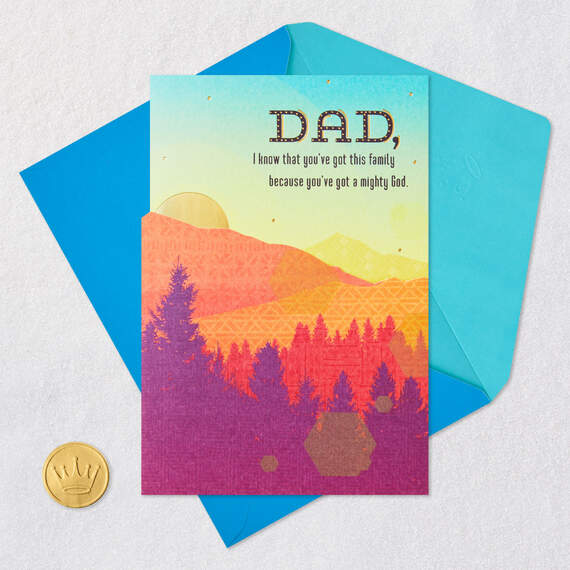 God Bless You Christian Father's Day Card for Dad, , large image number 6
