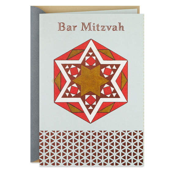 Wisdom, Responsibility and Adulthood Bar Mitzvah Card, , large image number 1