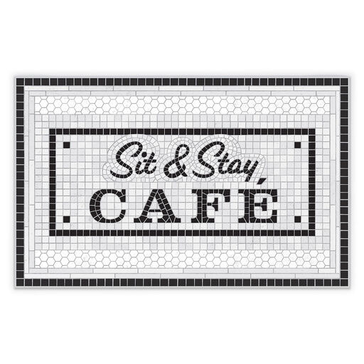 Genuine Fred Howligans Sit and Stay Café Pet Placemat, 