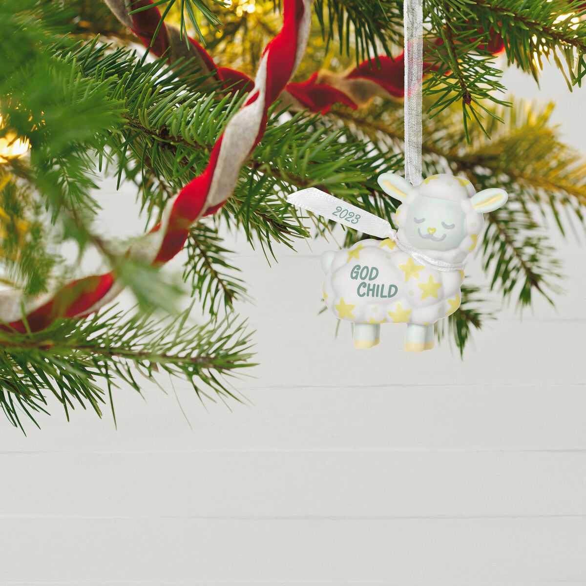 Godchild 2023 Porcelain Ornament Keepsake Ornaments Hallmark