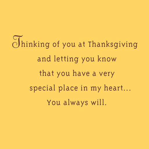 Grateful for Your Friendship Flowers Thanksgiving Card, 