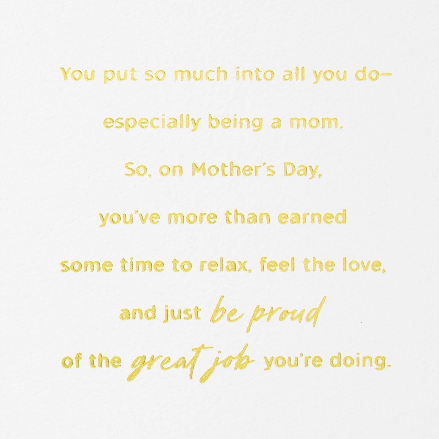 Pink and Gold Daisy Mother's Day Card for Niece Sentiment image number 2