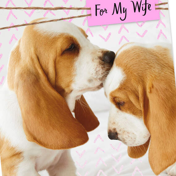 Celebrating You Cute Puppies Birthday Card for Wife, , large image number 4