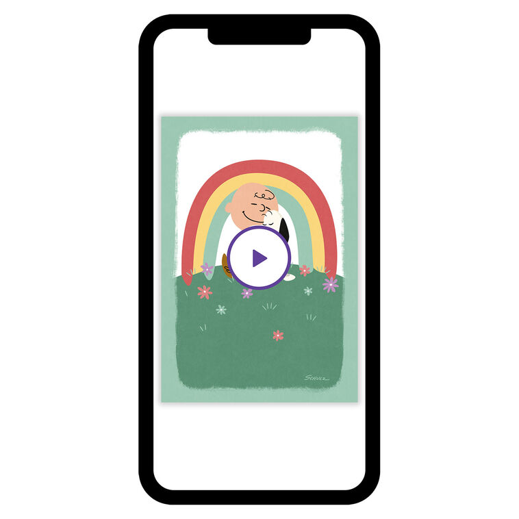 Peanuts® Snoopy Rainbow Custom Card, , large image number 7