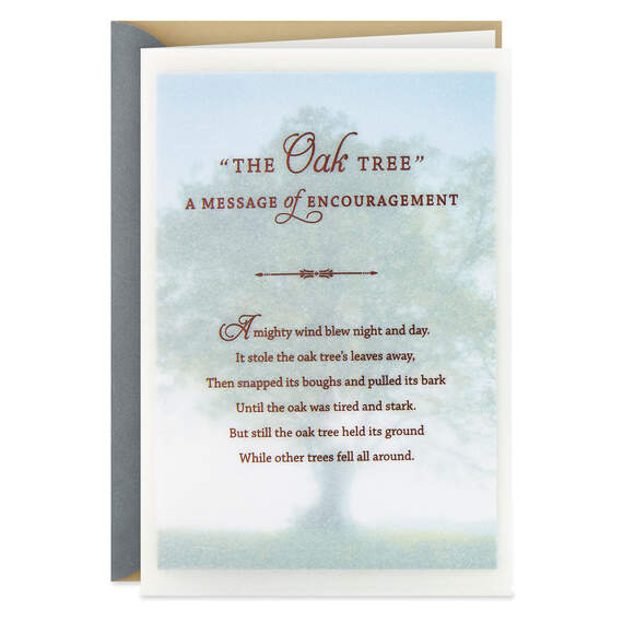 The Mighty Oak Tree Encouragement Card, , large image number 1