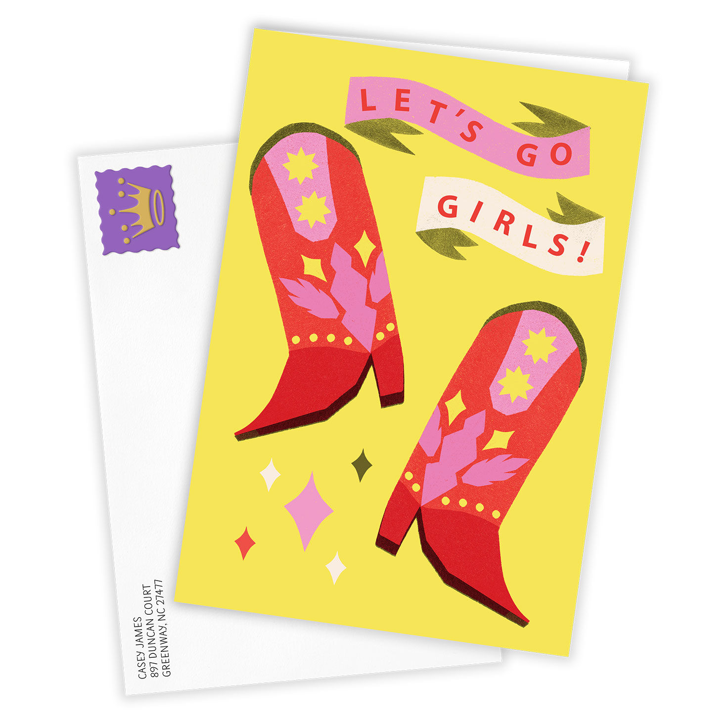 Let's Go Cowgirls Custom Card for only USD 4.99 | Hallmark