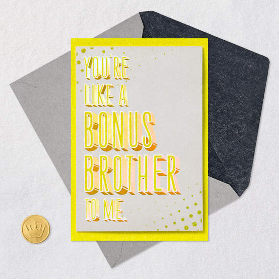 Like a Bonus Brother to Me Birthday Card for Brother-in-Law, , large image number 6