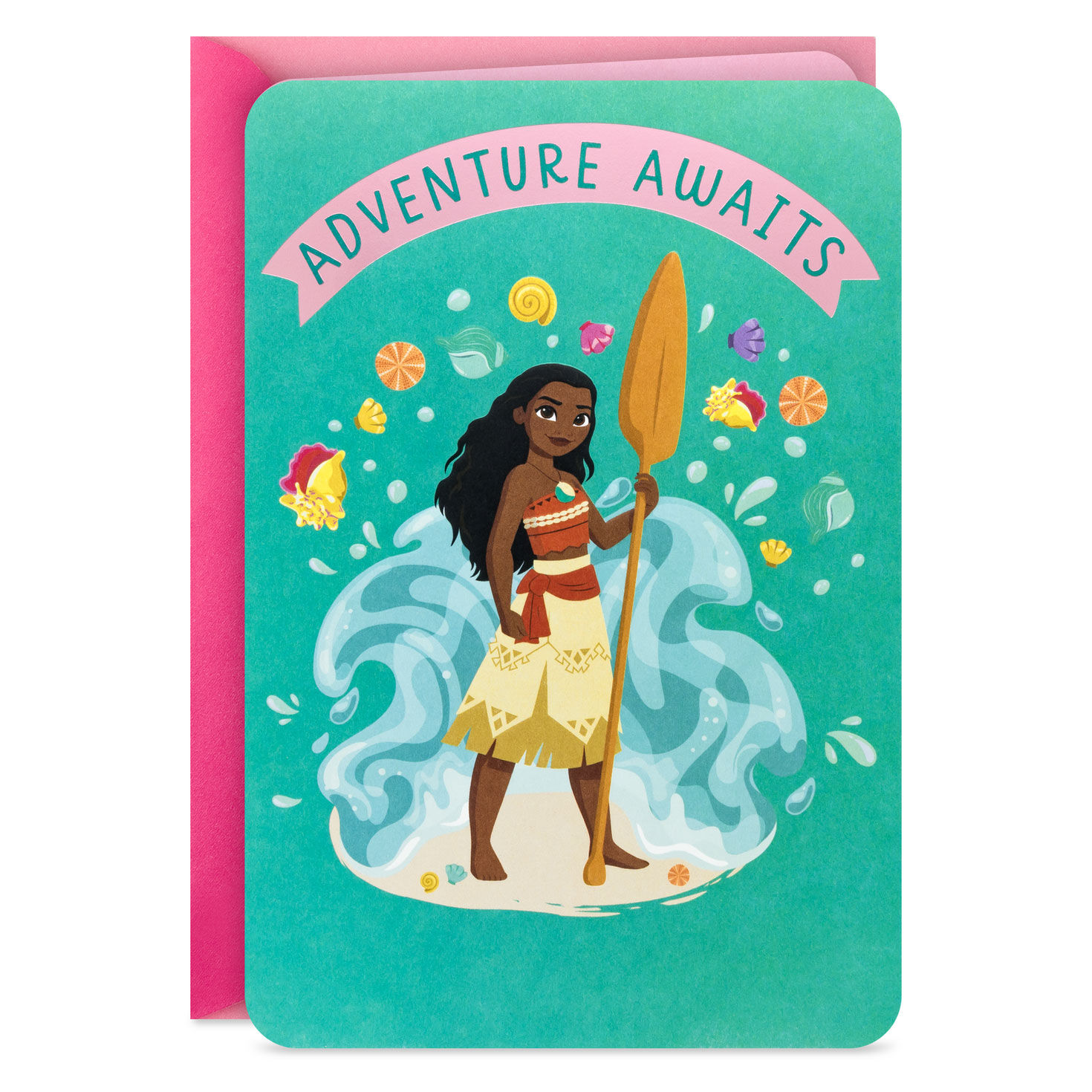 Disney Moana Adventure Awaits Birthday Card for Kids