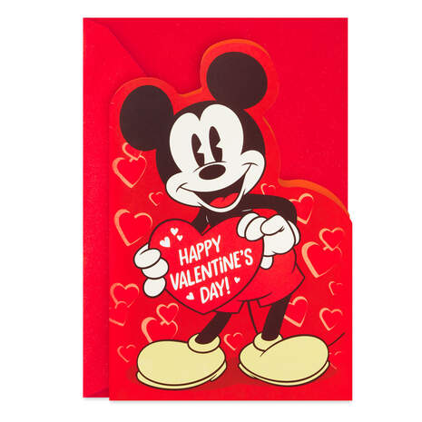 Disney Mickey All the Things You Love Valentine's Day Card, , large