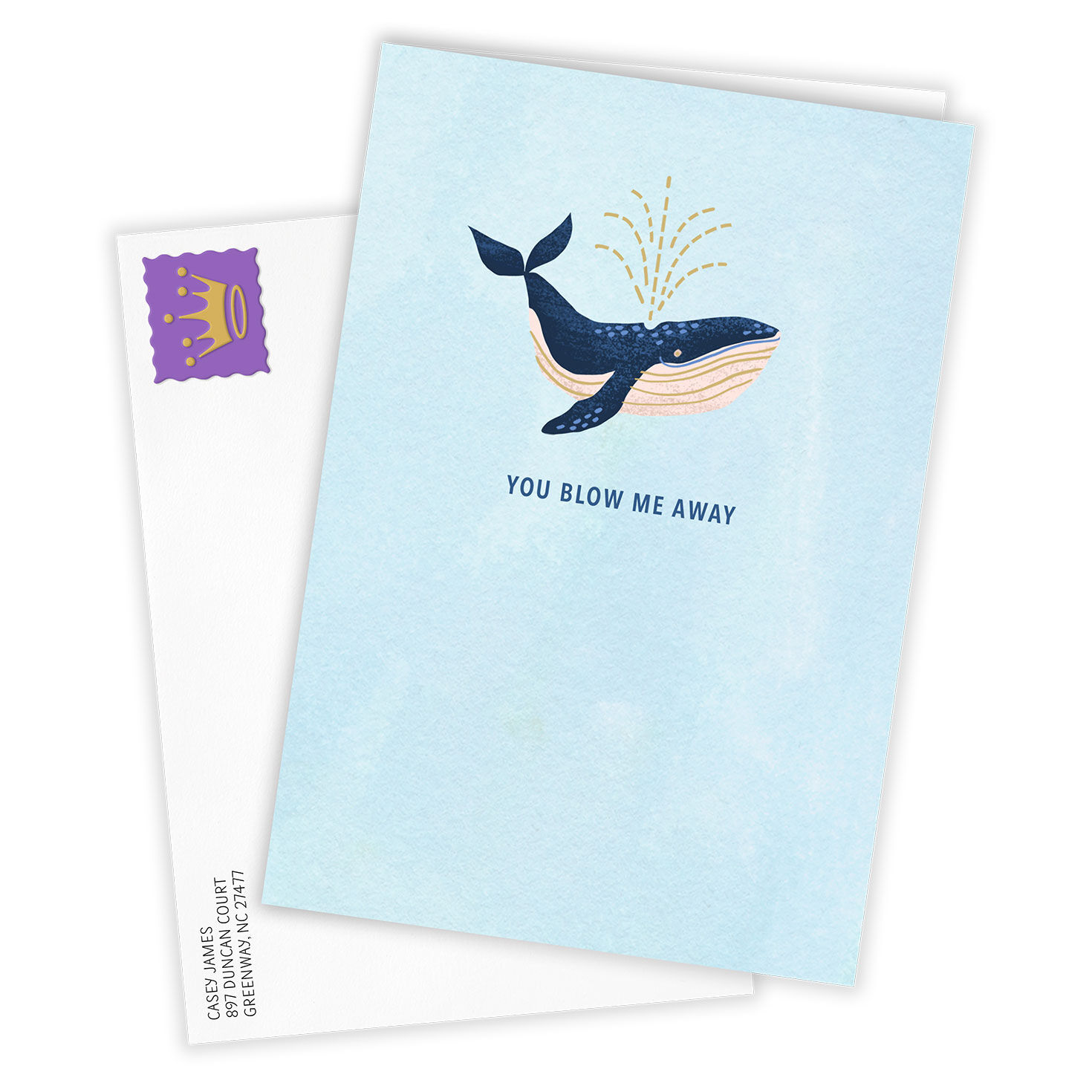 You Blow Me Away Custom Congratulations Card, , large image number 2